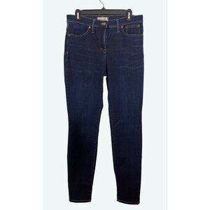 Madewell Womens‎ 9" High-Rise Skinny Jeans Size 30 Dark Wash Denim